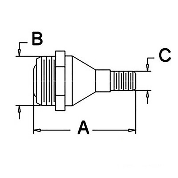 Aftermarket 1695045M91 Power Steering Cylinder End Fits Massey Ferguson Tractor 375 383 Plus FRT40-0023